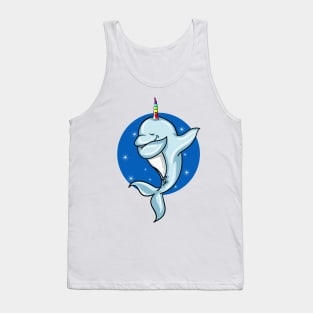 'Dabbing Unicorn Narwhal' Funny Dabbing Animal Gift Tank Top